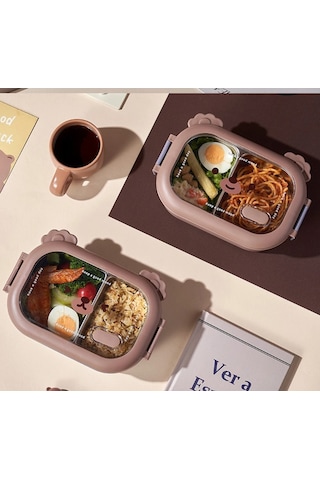 River World Yemek Kabı Paslanmaz Çelik Ve Bölmeli Çok Renkli