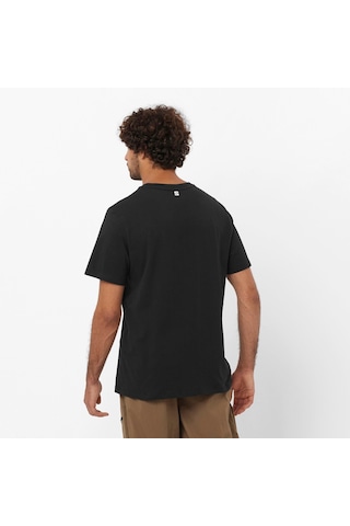 Salomon Sal Logo Perf Ss Tee M Deep Black// T-shırt Lc2245400 001