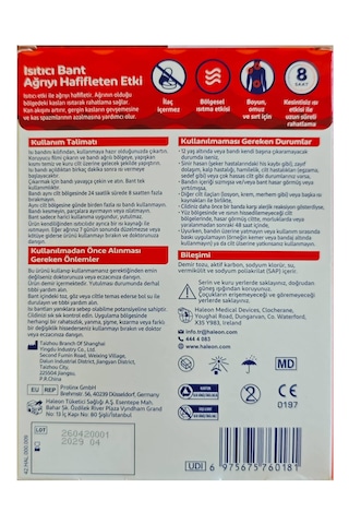 Voltaheat Voltapatch Isıtıcı Bant Yeni Ambalajında 2'li Paket X 2 Kutu