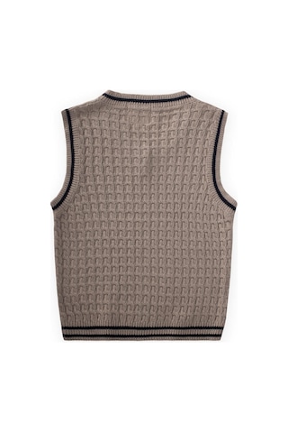 Saş Örgü Triko Süeter 3-9 Yaş Bej Bej