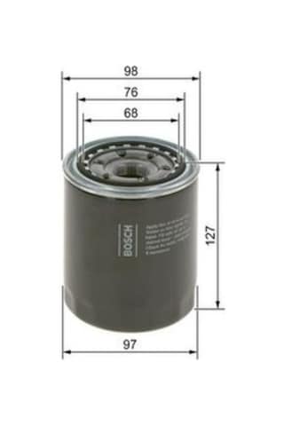 Ford Ranger 2.5td 1999-2001 Bosch Yağ Filtresi Netpar09864b7050