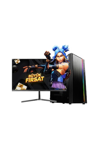 Ramtech Astral KX20-M i5-12400F 32 GB 480 GB SSD 2 GB R5230 24" Dos Masaüstü Bilgisayar