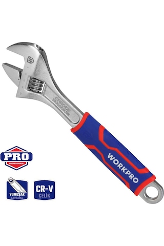 Workpro Wp272013 300mm Cr-v Profesyonel Kurbağacık Anahtar