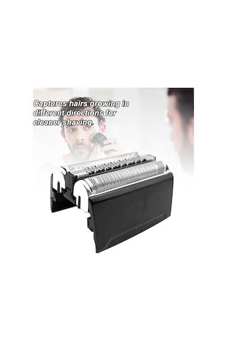 Geeksen Razor 52b Elektrikli Tıraş Makineleri Yedek Başlıkları Tıraş Folyosu Parçaları Braun 5 Serisi İçin Yedek