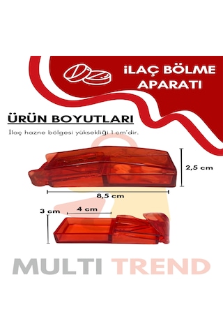 Tablet Kesici - İlaç Tablet Hap Kesici Bölücü Ayırıcı Aparat