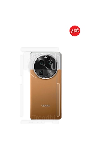 Oppo Find X6 Pro Arka Kamera Ve Üst Kısmı Koruyan Tpu Film