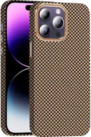 Teleplus Apple Uyumlu iPhone 14 Pro Max Kılıf M-safe Karbon Fiber Tasarım Gross Kapak