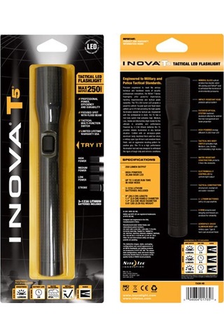 Inova T5 Led Fener 250 Lümen Siyah