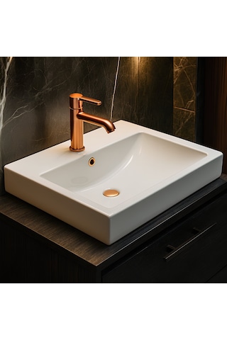 Newarc Aqua 5022B Etajer Uyumlu Lavabo