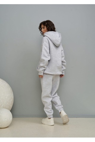 Mai Collection Mai Studios Co. Minimal Baskı Karmelanj Eşofman Takım Kar Melanj