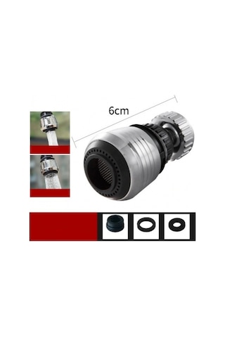Su Tasarruflu 2 Modlu Musluk Başlığı Kısa 5324