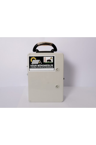 Elektrikli Çit 24ah Set-1 Domuz Kovucu Cihazı 50 Watt Panel 500m Galv.tel - Demir Izolatör