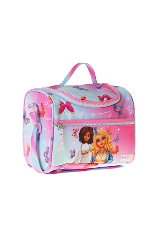 Wow Generation Kız Çocuk Butterfly Baskılı Isı Yalıtımlı Okul Beslenme Çantası Turkuaz - Pembe - W6076