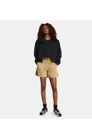 Kadın Ua Unstoppable Crop Ceket 1386479-001 Black Black Siyah