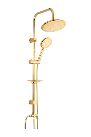 Domino Altın Banyo,lavabo Bataryası,altın Duş Ünitesi 440615g-971528-971518