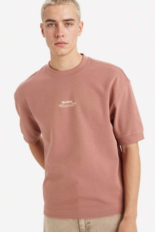 Defacto Nefes Alabilen Loose Fit Baskılı Tişört F8147ax26spbr496 Bordo-br496
