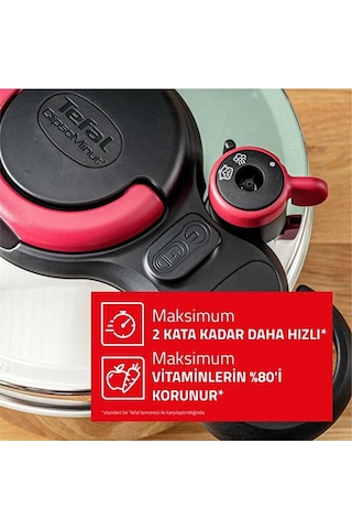 Tefal Clipso Minut Easy Düdüklü Tencere - 6l Açık Yeşil