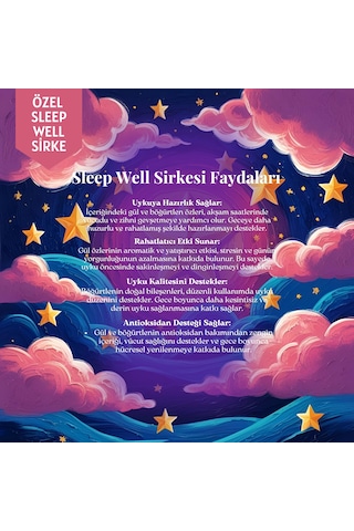 Mim and More Sleep Well Sirke Gül Ve Böğürtlen Özlü 250 ML