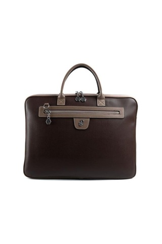 Silver & Polo Silver Polo Kahve - Kahve Düz Kadın Laptop Ve Evrak Çantası Sp1175