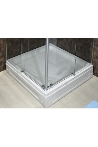 Alika 120x120 Kare H:21 Panelli Duş Teknesi