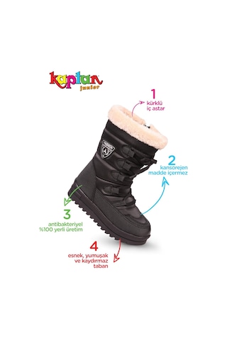 Kaptan Junior Kız Çocuk Botu İçi Kürklü Pgmk 5995 001