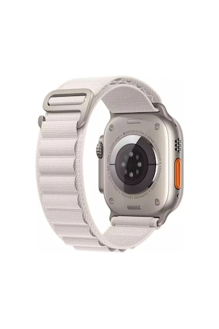 Forzacase Apple Uyumlu  Watch Ultra 3 49mm İle  Kancalı Kumaş Kordon Kayış - Fc269