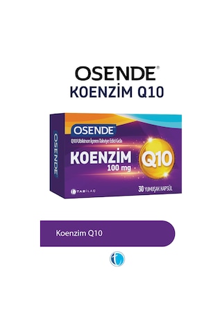 Osende Koenzim 100Mg Q10 30 Yumuşak Kapsül