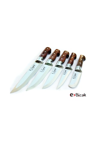 Yatağan Zeybek Tarihi El Dövmesi Kasap Kurban Bıçağı Seti