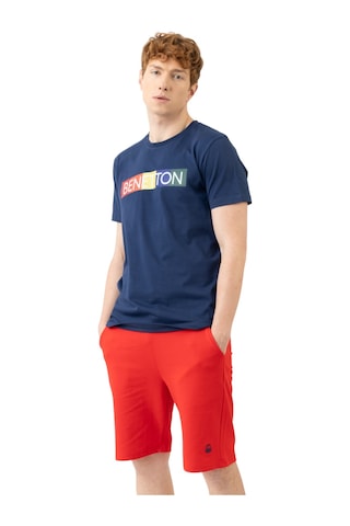 United Colors of Benetton Erkek T-shirt M21158 Lacivert