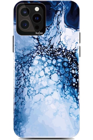 Kajsa Apple Uyumlu iPhone 13 Pro Max Kılıf Ebru Desenli Kajsa Lava Kapak ZORE-219803