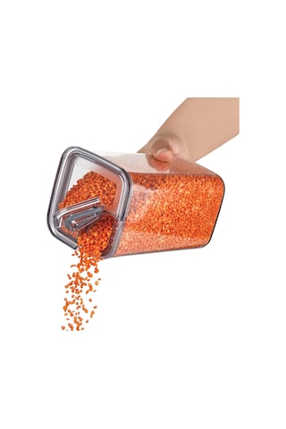 Vip Ahmet Pratik Kare Saklama Kabı, 3x1700 Ml Çok Renkli