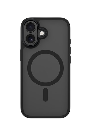 Apple Uyumlu iPhone 17 Kılıf M-safe Şarj Özellikli Benks Mist Protective Kapak Siyah