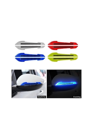 Araba Aynası Koruyucu Reflektörlü Şerit Çok Renkli