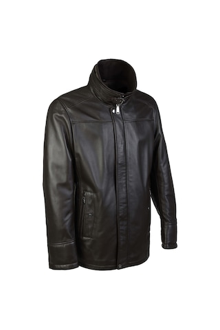 Tamer Tanca Erkek Hakiki Deri Kahverengi Deri Mont 571 Tnc-0018 Erk Dr Mont Sk23/24 Fındık Dr Kahverengi