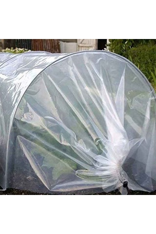 Sones 2 X 10m Şeffaf Bitki Donma Önleyici Film Su Geçirmez Kapak Pencere Sızdırmazlık Filmi Sera Pe Filmi