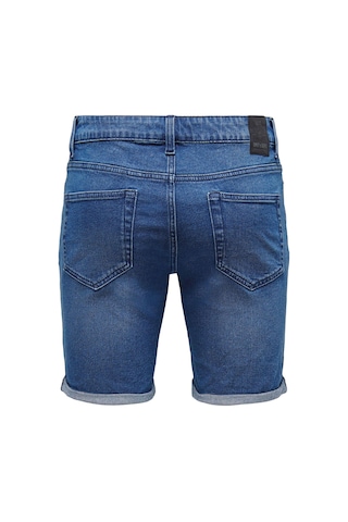 Only & Sons Erkek Kıvrık Paça Kot Şort - 22022333 001