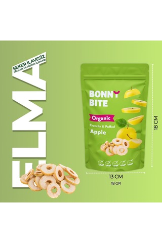 Kurutulmuş Elma Atıştırmalığı 18gr Diğer