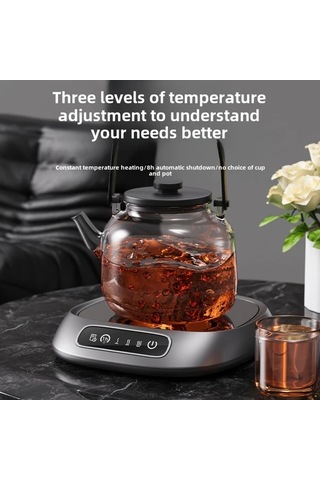 Willowhaven Pembe Akıllı Sıcak Tutucu Bardak Altlığı 3 Ayar Ofis Ev Kullanımı