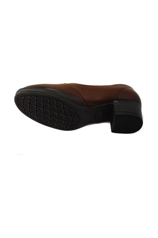 Forelli 57202 Kadın Taba Deri Topuklu Ayakkabı - 38 Taba