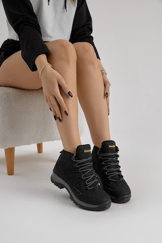 Tonny Black Unisex Trekking Botu Rahat Kalıp Bağcıklı – Siyah V2RTS-0