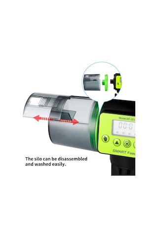 Sones Aquablue Balık Tankı Akıllı Zamanlama Otomatik Besleyici Akvaryum Japon Bal Büyük Kapasiteli Balık Yemleme Makinesi 56215178