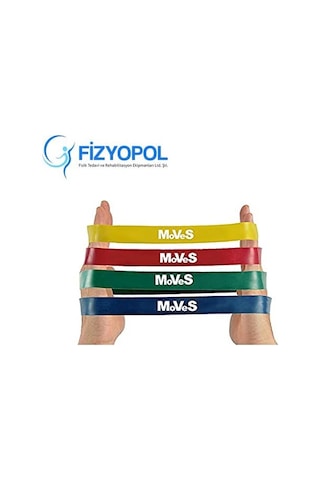 Moves Band Loop Kas Germe Güçlendirme Egzersiz Pilates Bandı Set