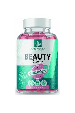 Naturagen Gummy Collagen Tip 1-3 Çiğnenebilir Form 60 Adet
