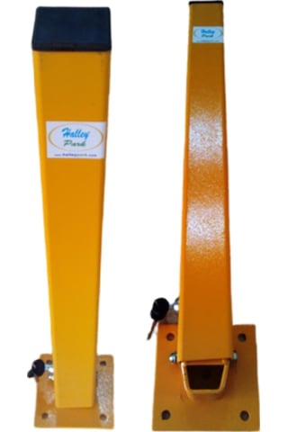 Gömme Kilitli Yatar Park Bariyeri-Direği 6Mm.Çelik Platform