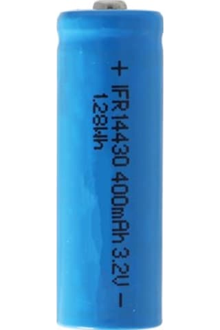 Ifr 14430 - 400 Mah 3.2V lifepo4 Pil Düğme Üstü Korumasız