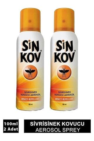 Sinkov Sivrisinek Ve Karasinek Kovucu Aerosol Sprey 2 x 100 ML