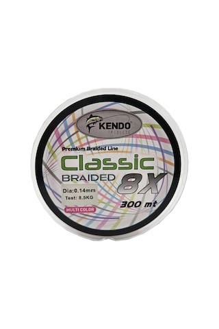 Kendo Classic 8x 300m Multicolor Örgü İp