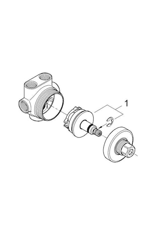 Grohe 5 Yollu Yön Değiştirici 29033000 - 29033000