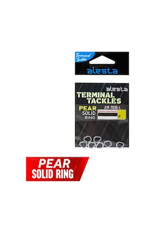 Alesta Pear Solid Ring Suni Yem Halkası M