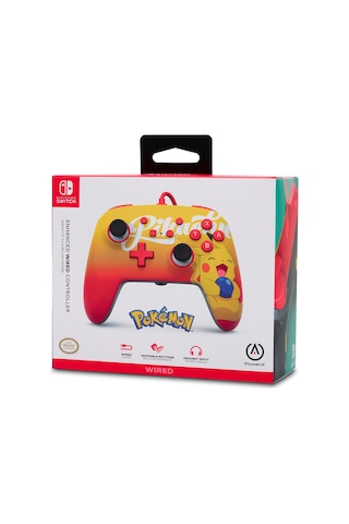 Nintendo Switch Kablolu Oyun Kolu Lisanslı Orange Pikachu